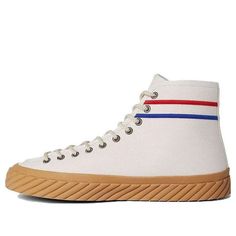 Gucci Interlock G High-Top Sneakers 'White Red Blue' 703033-9ARZ0-9097 Gucci High-top Sneakers With Rubber Sole, Gucci White High-top Sneakers Sporty Style, Gucci White Sporty High-top Sneakers, Sporty Gucci White High-top Sneakers, White Sporty Gucci High-top Sneakers, Gucci Sports Sneakers With Rubber Sole, Gucci Lace-up High-top Sneakers With Rubber Sole, Gucci Sneakers With Rubber Sole For Sports, Gucci Low-top Custom Sneakers For Sports