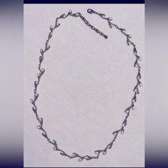 Beautifully Delicate Willow Branch Necklace Is Cast In Oxidised Bronze And Accented With White Freshwater. Measures: 17" - 18" L (Adjustable) Silver Vine Necklace, Vine Necklace, Michael Michaud, Branch Necklace, Willow Branches, Delicate Necklace, Womens Jewelry Necklace, Jewelry Necklaces, Women Jewelry