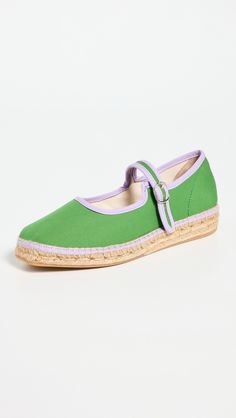 Naguisa Peonia Mary Jane Espadrilles | Shopbop Green Round Toe Espadrilles, Spring Espadrilles With Buckle Closure And Flat Heel, Spring Flat Heel Espadrilles With Buckle Closure, Casual Espadrilles With Ankle Strap And Buckle, Casual Espadrilles With Ankle Strap And Buckle Closure, Spring Buckle Closure Closed Toe Espadrilles, Casual Flat Heel Espadrilles With Buckle Closure, Jewel Box, Spring Looks