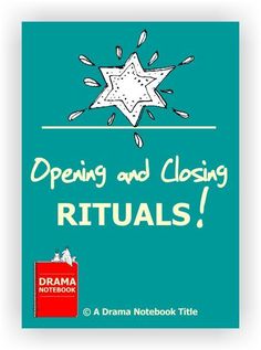 an open book with the title opening and closing rituals