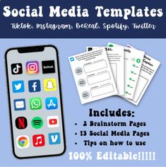 social media templates for bloggers