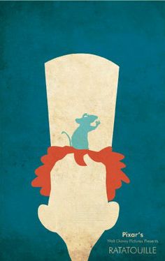 the ratatoulie minimalist movie poster