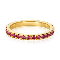 Ruby all around ring 14k Ruby Eternity Band In Yellow Gold Stackable, Stackable Ruby Eternity Band In Yellow Gold, Yellow Gold Ruby Round Cut Eternity Band, Yellow Gold Ruby Eternity Band Stackable, Yellow Gold Ruby Eternity Band, Yellow Gold Stackable Ruby Rings In Round Cut, Stackable Ruby Ring In 14k Gold With Round Band, Stackable Ruby Eternity Band With Round Cut, Yellow Gold Stackable Ruby Rings Round Cut