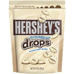 hershey's cookies and creams drops candy bar, 12 - ounce bag