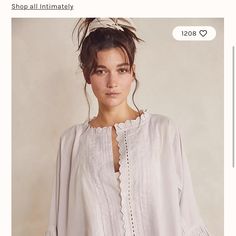 Free People Nightfall Sleep Shirt. Size Large. Nwt. Stock Photo Listed In Ad. Color Of Actual Shirt Is The Color Of Stock Photo. Even Though This Is Nwt There Is A Small, Fixable Hole That Was There When Delivered. Priced To Reflect This. Picture Of Hole Is Listed. Casual V-neck Tops For Pajama Party, Feminine Long Sleeve Summer Sleepwear, Spring Long Sleeve Sleep Tops, Long Sleeve Sleep Tops For Spring, Long Sleeve Tops For Spring Sleep, Chic Long Sleeve Sleepwear For Spring, Relaxed Fit Long Sleeve Sleep Top, Feminine Cotton Bedtime Tops, Chic Summer Sleep Tops