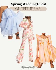 Spring Wedding Guest Dresses for Every Style! Spring Dresses For Wedding Guest, Spring Dresses For Wedding, Spring Wedding Guest Outfit, Spring Wedding Guest Dresses, Wedding Guest Outfit Spring, Spring Wedding Ideas