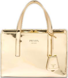 Prada Re Edition, Prada, Tote Bag, Collage, Pins, Gold