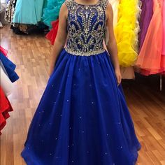 Size 1p Girls Pageant Or Formal Dress. Bought Brand New From Mimi’s Bridal, Worn Once Blue Pageant Dresses, Pageant Dresses For Kids, Dresses For Kids, Pageant Dress, Pageant Dresses, Formal Dress, Kids' Dresses, Kids Dress, Colorful Dresses