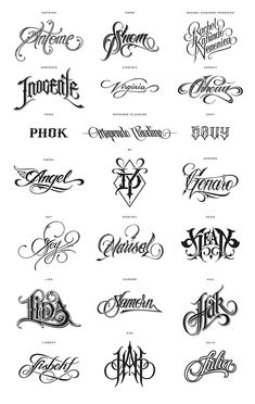 the different types of calligraphy and lettering