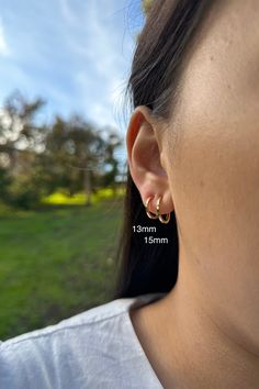 Item Details: This is for 1 Pair (= 2 Pieces). Size:  * 13mm (small)  * 15mm (medium) Item Details: The earrings are for 1 PAIR (= 2 Pieces) and only come in the CLIP-ON version for NON-PIERCED ears. These clip-on hoop earrings use a spring closure and look very realistic (like pierced earrings). Shipping: * US customers: Receive FREE US shipping by making an order of $35 or above from my shop. * Non-US customers: If you order multiple items from my shop at once, the shipping cost will be for on Small Hoop Clip-on Earrings, Minimalist Adjustable Clip-on Earrings As Gift, Minimalist Hoop Clip-on Earrings, Minimalist Round Clip-on Earrings For Everyday, Minimalist Clip-on Huggie Earrings, Minimalist Adjustable Hoop Cartilage Earrings, Adjustable Small Hoop Classic Cartilage Earrings, Minimalist Hoop Clip-on Earrings Gift, Everyday Hoop Clip-on Earrings Tarnish Resistant