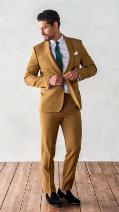 perfect shade of dusty yellow will get you compliments all day, all night, and all the way up until your Insta Stories expire. Includes a matching marigold jacket and pants for a bold, party-ready look. 97% Merino Wool, 3% Elastane One-button closure Shawl Collar Side Vents Fully Canvassed Shawl Tuxedo, Creative Black Tie, Dusty Yellow, Insta Stories, All The Way Up, Shawl Collar, Insta Story, All The Way, Black Tie