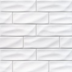 a white brick wall that is very close up