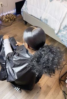 Puffy Ponytail, Hair Sports, Slick Ponytail, Slicked Back Ponytail, Natural Hair Bun Styles, Weave Ponytail Hairstyles, Black Ponytail Hairstyles