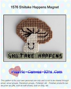 a cross stitch pattern for a brochure with a dog's head on it