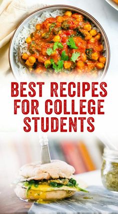 the best recipes for college students