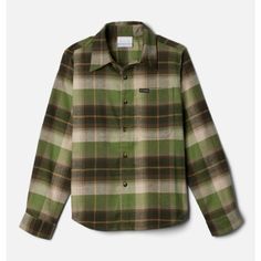 A classic cotton-blend flannel with a bit of stretch for days on the trail or the playground. It has an interior security pocket where they can tuck away their most valued little treasures. Columbia Sportswear, The Trail, Long Sleeve Shirt, Columbia, Sleeve Shirt, Long Sleeve Shirts, Cotton Blend, Free Shipping, Long Sleeve