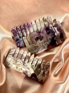 Elevate your self-care routine with our handcrafted Dream Amethyst Comb, a luxurious blend of beauty and wellness. Made from natural amethyst, this comb doubles as a head massager and a hair oil application tool, designed to improve scalp circulation while promoting relaxation and balance. Its smooth edges make it perfect for gentle scalp massages, helping to distribute hair oils evenly for deep nourishment. Hand-carved for precision, this elegant head spa tool is the ultimate gift for those who Head Spa, Head Massager, Dream Amethyst, Head Massage, Scalp Massage, Massage Tools, Beauty Spa, Self Care Routine, Hair Oil