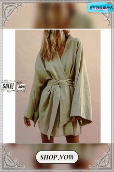 Women's Casual Dress Winter Dress Linen Dress Mini Dress White Green Long Sleeve Pure Color with Belt Winter Fall Spring V Neck Fashion Daily Vacation Fall Dress S M L Xl 2xl Casual Dress Winter, Mini Dress White, Dresses Casual Winter, Dress Winter, Dress Linen, Fall Dress, Green Long Sleeve, Winter Dress, Dress Mini