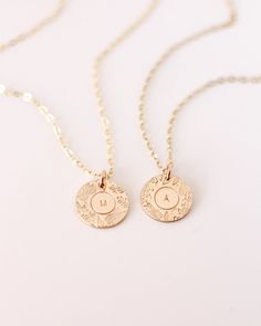 Floral Monogram Necklace – Foster Jewelry Delicate Personalized Pendant Charm Necklace, Delicate Personalized Pendant Charm Necklaces, Simple Monogram Initial Pendant Jewelry, Customizable Dainty Initial Pendant Charm Necklace, Dainty Monogram Necklace For Personalized Gift, Dainty Customizable Initial Pendant Charm Necklace, Dainty Engraved Rose Gold Initial Necklace, Dainty Monogrammed Initial Pendant Necklace, Customizable Dainty Initial Pendant Jewelry