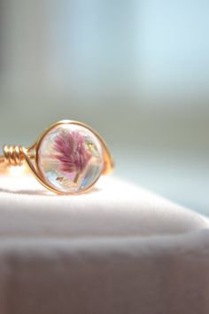 Pink Real Flower Wire Wrapped Ring, Cute Pressed Flower Resin Ring, Botanical Jewelry, 14K Gold Filled Jewelry, Resin Gift Finding - Etsy Taiwan Adjustable Pink Jewelry With Pressed Flowers, Adjustable Gold Flower Ring Nature-inspired, Adjustable Gold Flower Ring, Nature-inspired, Nature-inspired Gold Flower Ring For Promise, Nature-inspired Gold Flower Ring With Birth Flower, Nature-inspired Gold Flower Promise Ring, Nature-inspired Gold Birth Flower Ring, Gold Nature-inspired Flower Promise Ring, Nature-inspired Flower Promise Ring