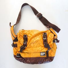 Gorgeous, Supple Messenger Bag With Vibrant Colors And Highly Versatile Uses, Especially For Travel. Brass Hardwares, Lots Of Pockets, And Velcro Closure. Dimensions: 16" Wide X 9" Tall X 5" Deep Signs Of Wear Shown In Pictures. Casual Yellow Shoulder Bag, Retro Yellow Shoulder Bag For Daily Use, Yellow Satchel With Removable Pouch For School, Retro Yellow Satchel Bag, Yellow School Satchel With Removable Pouch, Casual Yellow Bag With Detachable Strap, Casual Yellow Bags With Detachable Strap, Yellow Shoulder Bag Satchel For School, Casual Yellow Satchel Shoulder Bag