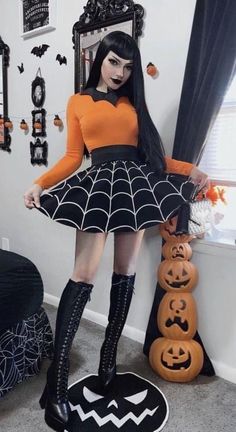 Summer Goth Outfits, Halloween Fashion Outfits, Halloween Costumes Women Creative, Most Creative Halloween Costumes, Hot Halloween Outfits, Alt Outfits, Cute Halloween Costumes, Dressing Up, Halloween Fashion