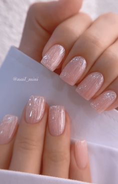 pink classic jelly nails. gel nails. pink wedding nails. bridal nails simple. Summer Jelly Nails, Jelly Nails Gel, Essie Nail Colors