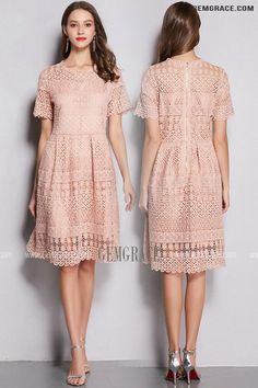 10% off now|Free shipping world-wide. L-5XL Elegant Lace Wedding Guest Dress with Short Sleeves at GemGrace. Click to learn our pro custom-made service for wedding dress, formal dress. View #WeddingGuestDresses for more ideas. Spring Short Sleeve Lace Bridesmaid Dress, Spring Bridesmaid Lace Dress With Short Sleeves, Pink Lace Dress With Short Sleeves And Lace Patchwork, Pink Short Sleeve Lace Dress With Patchwork, Short Sleeve Lace Bridesmaid Dress, Summer Wedding Guest Lace Dress With Short Sleeves, Pink Short Sleeve Lace Dress For Formal Events, Pink Short Sleeve Lace Dress For Formal Occasions, Pink Short Sleeve Lace Dress For Formal