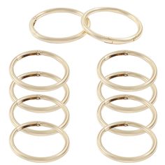 PRICES MAY VARY. Premium Zinc Alloy Material: The Trigger Spring O Rings are crafted from high-quality zinc alloy, ensuring excellent resistance to rust. This ensures the durability and long lifespan of the product. Standout Features: The Round Carabiner Clip boast exceptional features that set them apart. Designed in a circular shape, they have an outer diameter of 60mm (2.4 inches), an inner diameter of 50mm (2 inches), and an opening of 25mm (1 inches). Each package contains 10 rings, providi Carabiner Clip, Friendly Design, Purse Strap, Sewing Notions, O Ring, Spring Rings, Key Rings, Purses Crossbody, Zinc Alloy