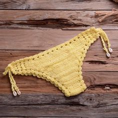 WickedAF Yellow Bottom / S Aline Handmade Bikini Set Crochet Two Piece, Handmade Bikinis, Crochet Swimwear, Two Piece Swimwear, Business Fashion, Crochet Flowers, Handmade Crochet, Women Swimsuits