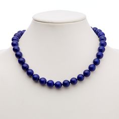 Since 1861, Gump's has been a destination for jewelry that is distinctive, extraordinary and timeless. Our signature collection is made in-house — we develop the design, carefully select each gemstone and oversee the production from start to finish. Featuring only the finest materials, each piece is a statement of elegance. Lapis, 12mm. Diamonds, 0.06ctw. 18-karat yellow gold. 18"L. Luxury Beaded Necklaces, Luxury Formal Gemstone Beads Necklace, Formal Single Strand Round Necklace, Formal Single Strand Fine Jewelry Necklace, Single Strand Fine Jewelry Necklace For Formal Occasions, Fine Jewelry Single Strand Necklace For Formal Occasions, Luxury Formal Beaded Necklaces With Polished Beads, Luxury Polished Beads Necklace For Formal Occasions, Luxury Polished Beaded Necklaces For Formal Occasions