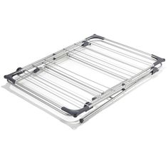 a metal rack with four bars on it