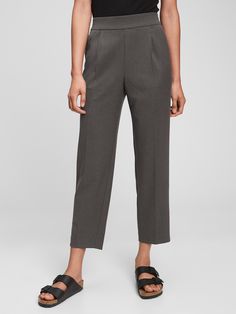 High Rise Slim Pull-On Pants | Gap Factory