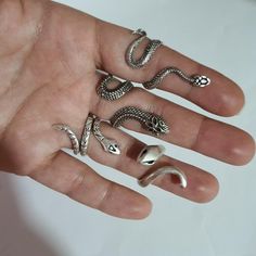 Dainty silver serpent rings Serpent rings Animal rings Silver | Etsy Unique Sterling Silver Snake Ring As Gift, Silver Open Snake Ring, Unique Metal Snake Ring With Open Design, Silver Metal Open Snake Ring, Elegant Silver Snake Ring For Collectors, Unique Metal Open Snake Ring, Adjustable Metal Snake Ring, Silver Vintage Snake Ring, Handmade Silver Symbolic Snake Ring