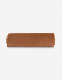 a brown leather case on a white background