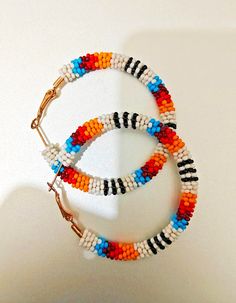 Beautiful Handmade beaded hoop earrings Hoop Round Earrings Liverback Earrings Beaded Hoops Earrings, Beaded Hoop Earrings Native American, Beautiful Beaded Earring, Beaded Earring, Beaded Jewellery, Hoops Earrings, Bead Work Jewelry, Earrings Hoop, Work Jewelry