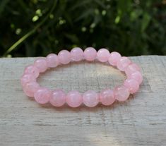 Natural Rose Quartz Bead Bracelet Bead Size : 8 MM In our shop all items are Handmade. You want to make customise! yes, we would love to. We have very good collection of Crystals Metaphysical and Gemstone as well, please message us for any requirements. Please bare in mind due to the current pandemic, delivery times maybe delayed. if there is a delay please do reach out to us. Thank you for your prestigious time. Handmade Rose Quartz Crystal Bracelet With Round Beads, Handmade Rose Quartz Beads Crystal Bracelet, Handmade Beaded Bracelets With Rose Quartz, Handmade Rose Quartz Beaded Bracelets, Rose Quartz Beaded Bracelets As Gift, Jewellery Patterns, Buddha Bracelet Beads, Girly Bracelets, Rose Quartz Bracelet Beads