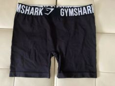 GYMSHARK Fit Shorts Color: black./white  Size: Large In great condition like new .  No pilling no major flaws.  Free shipping. we do not accept return. Gym Shark Shorts, Gymshark Shorts, Gymshark Black, Bike Pants, Gym Shark, Black And White Shorts, Gymshark Women, Spandex Shorts, Training Shorts