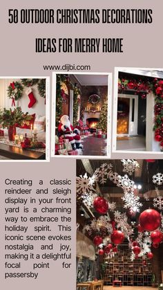 50 Outdoor Christmas Decoration Ideas for a Merry Home