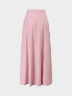 Discover the perfect blend of style and comfort with our A-Line Seamed Skirt-Dusty Rose. Elevate your wardrobe with this versatile piece that can be dressed up or down. Chic A-line Maxi Skirt For Daywear, Elegant Pink Solid Skirt, Elegant Pink Solid Color Skirt, Chic Pink Voluminous Maxi Skirt, Chic Voluminous Pink Maxi Skirt, Feminine Long Skirt In Solid Color, Elegant Pink Flared Maxi Skirt, Elegant Solid Color Maxi Skirt For Daywear, Feminine Pleated Maxi Skirt