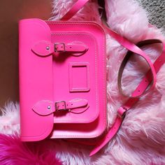 The Cambridge Satchel Company Suitcase. Pink Color . Never Used High Quality Satchel. Suitcase Pink, Company Bag, Cambridge Satchel, Cambridge Satchel Company, Bright Pink, Cambridge, Pink Color, Satchel, Bag Lady