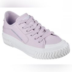 Nwob Skechers Street Trax Hi Lavender Lace-Up Canvas Sneakers *Size: 9 *Color: Lavender Description: *Skechers Street Street Trax Hi Gets A Fresh Update On A Classic Style Favorite. This Lace-Up Fashion Sneaker Features A Canvas & Leather Upper With An Air-Cooled Memory Foam Insole. *Ya Know When You See A Friend In New Sneaks For The First Time & It Just Gives Their Entire Look A Glow-Up? That's What These Lace-Up Beauties Can Do For You. Pair Them With Jeans & A Graphic Tee For A Casually Chic Lavender Casual Sneakers With Round Toe, Lavender Low-top Synthetic Sneakers, Lavender Synthetic Casual Sneakers, Lavender Casual Synthetic Sneakers, Casual Lavender Synthetic Sneakers, Casually Chic, Canvas Sneakers, Canvas Leather, Up Styles