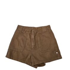 Brand: TOPSHOP Style: SHORTS Color: BROWN Size: 8 SKU: 321-32195-3901 CONDITION: GENTLY USED Casual Brown Cotton Shorts, Casual Brown Relaxed Fit Shorts, Brown Cotton Shorts For Spring, Brown Cotton Shorts, Brown Relaxed Fit Cotton Shorts, Brown High-waisted Cotton Shorts, Casual High Waist Brown Shorts, Brown Relaxed Fit Shorts For Spring, Brown Shorts With Pockets For Summer