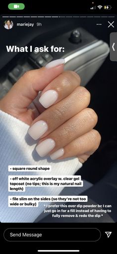 Overlay Nails, Milky Nails, Work Nails, Short Square Acrylic Nails, Dipped Nails, Square Acrylic Nails, Fire Nails, Classy Nails