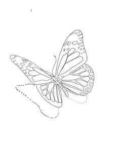 a black and white drawing of a butterfly