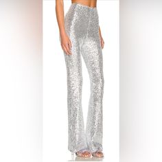 97% Poly, 3% Spandex Made In Usa Hand Wash Pull-On Styling With Elastic Waistband All-Over Sequin Fabric Item Not Sold As A Set 14" At The Knee Breaks To 20.5" / 52 Cm At The Leg Opening Revolve Style No. Only-Wp62 Manufacturer Style No. 21064 Fitted Leggings For Party, Glamorous Fitted Leggings For Night Out, Fitted Full-length Leggings For Party, Party Full-length Leggings, Stretch Full Length Bottoms For Party Season, Stretch Full Length Bottoms For Party, Fitted Full-length Pants For Party Season, Fitted Full Length Pants For Party Season, Fitted Straight Pants For Party Season