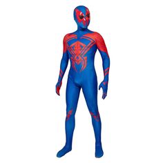 Spiderman Cosplay Costume 5XL Blue Superhero Cosplay Costume For Halloween, Blue Costumes For Comic-con Costume Party, Blue Superhero Cosplay Costume For Events, Blue Superhero Cosplay Costume For Cosplay Events, Themed Fitted Cosplay Costume For Comic-con, Fitted Themed Cosplay Costume For Comic-con, Blue Halloween Cosplay Costume, Themed Fitted Blue Cosplay Costume, Fandom Costume For Comic-con Costume Party