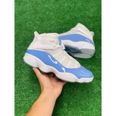 Item: Nike Jordan 6 Rings Cw7037-100 Size: Multiple Men's U.S Sizes Available Condition: New With Box *Some Boxes May Be Missing Lids Or Have Damage. See Variations. 100% Authentic Nike Jordan Shoes With Boost Midsole And Round Toe, Nike Jordan Shoes With Boost Midsole, Blue Slip-on High-top Sneakers For Sports, Nike Light Blue Sneakers For Light Sports, Light Blue High-top Jordan Shoes With Branded Insole, Custom High-top Light Blue Sneakers With Cushioned Footbed, Modern Blue Basketball Shoes For Light Sports, Synthetic High-top Sneakers With Air Max Cushioning, Custom Light Blue Leather Sneakers With Cushioned Footbed