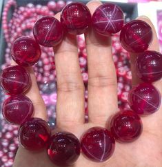 Material:  Ruby beads Size:16mm/18mm/20mm Quality: A Quantity: 1 strand 6mm approx 29 pcs one strands 7mm approx25 pcs one strands 8mm approx 22 pcs one strands 9mm approx 21pcs one strands 10mm approx 19 pcs one strands 11mm approx 18pcs one strands 12mm approx 16 pcs one strands 13mm approx 16 pcs one strands 14mm approx 15 pcs one strands 15mm approx 14pcs one strands 16mm approx 13pcs one strands 17mm approx 13pcs one strands 18mm approx 12pcs one strands 19mm approx 12pcs one strands 20mm a Ruby Beads, Women Bracelet, Bracelet Women, Gift For Mother, Bracelet Jewelry, Gift Birthday, Colour Tone, Natural Crystals, Womens Bracelets