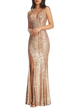 Dress the Population Iris Sequin Gown | Nordstrom